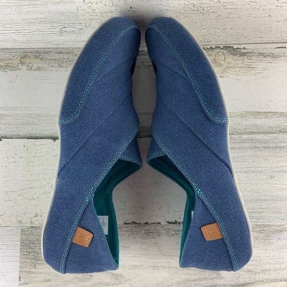 MERRELL Monument Inde Blue Canvas Shoe 9.5 - Picture 6 of 8